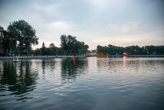 旅行保护交通方式北京后海图片