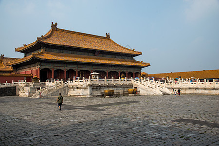 城市建筑地面背景宏伟北京故宫背景