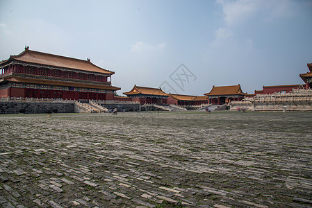 北京建筑宏伟北京故宫背景