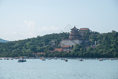 北京天坛城市地标建筑文化遗产北京颐和园背景