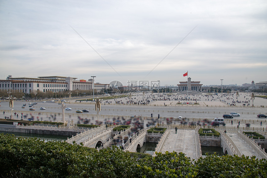 建筑外部旅游主义北京广场全景图片