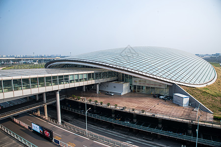 建筑空运大楼彩色图片北京首都国际机场背景