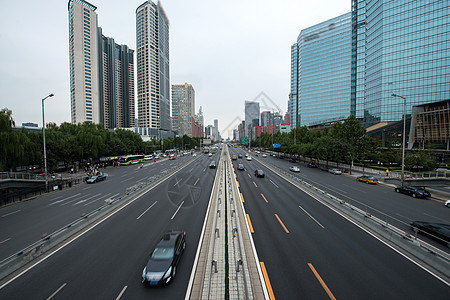 都市风光路商业区北京城市建筑高清图片