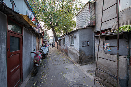 都市风景建筑大城市北京胡同背景图片