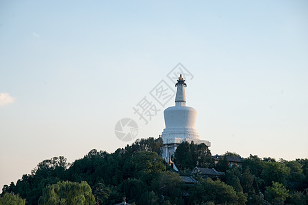 户外烧烤旅游胜地国际著名景点自然北京北海公园白塔背景