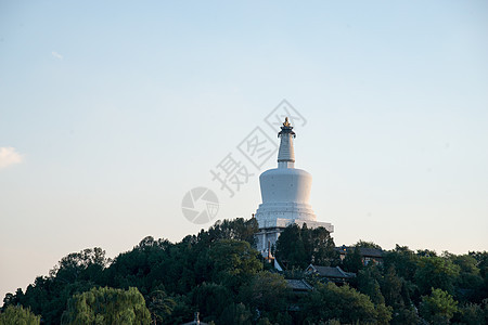 旅游胜地国际著名景点自然北京北海公园白塔图片