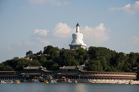 游船东亚旅行北京北海公园高清图片