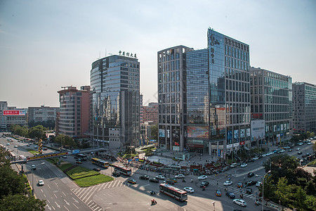 北京城市建筑和街道图片