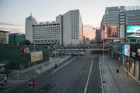 北京城市建筑和街道图片