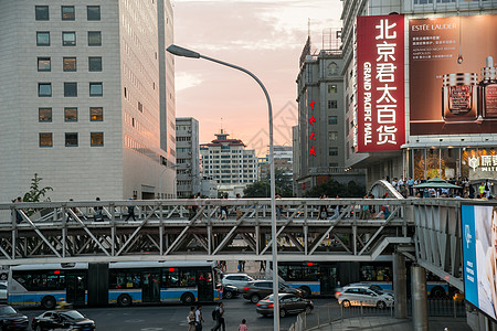 北京城市建筑和街道图片