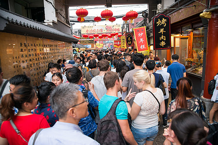 首都都市风景旅游目的地北京王府井图片