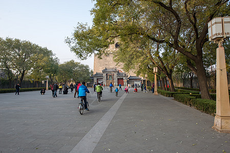 城市首都旅游目的地北京钟鼓楼图片