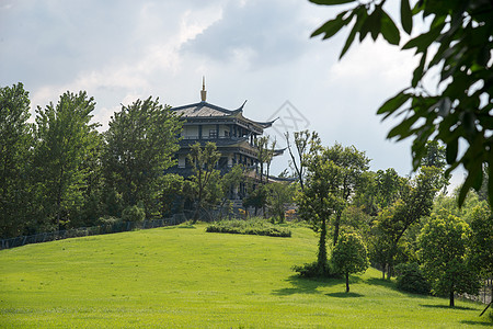 草地png历史风光江苏省淮安淮河老街背景