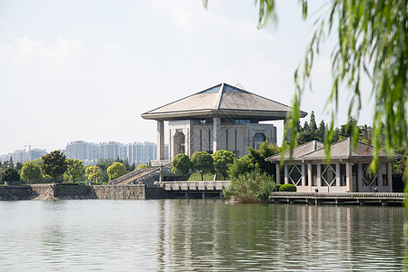 延安纪念馆江苏省的自然风景区背景