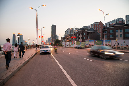 户外道路汽车辽宁省丹东城市建筑图片