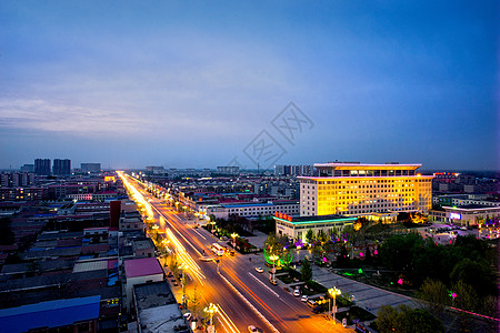 摄影美景夜晚摄影灯光河北省雄县风光背景