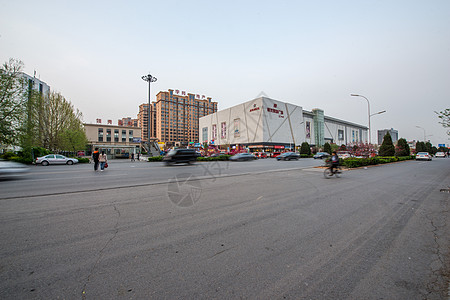 彩色图片少量人群亚洲河北省容城县风光图片