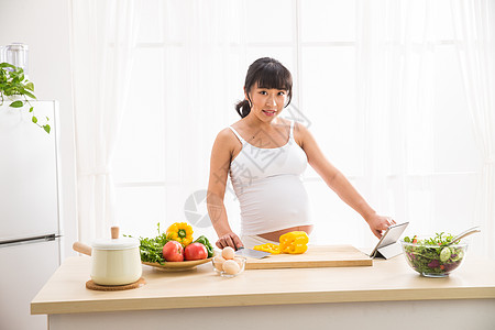 生长保护成年人孕妇做饭高清图片