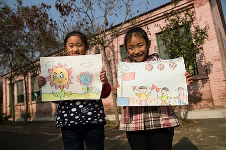 业余爱好6岁到7岁亚洲人乡村小学里的小学生图片