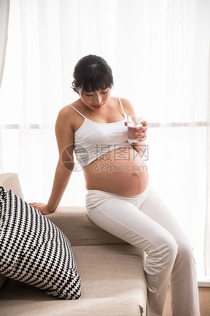 仅一个人摄影幸福的孕妇图片