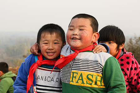 梦想希望享乐欢乐的乡村小学生图片