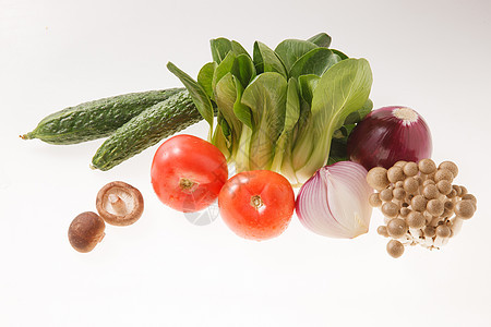 影棚拍摄准备食物蔬菜图片