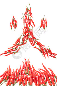 食材文化营养红辣椒背景图片