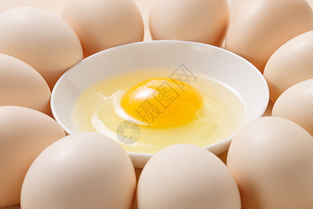生食新鲜有机食品鸡蛋图片