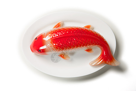 鱼形年糕传统庆典小鱼形高清图片