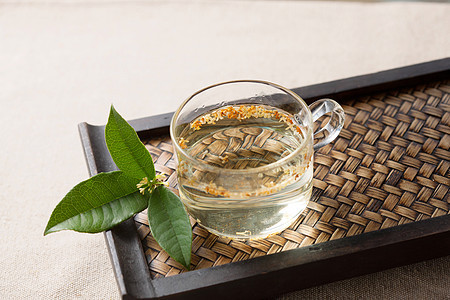 食材饮料桂花茶图片