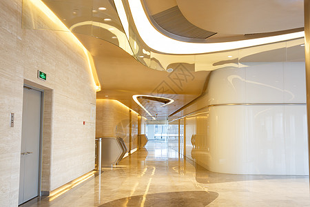酒店照明创造力华贵办公大楼内景背景