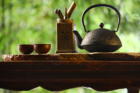 选择对焦热饮健康生活方式茶具图片