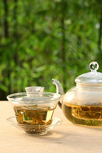 高雅茶杯茶具图片