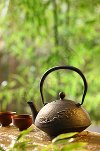古典风格传统茶具图片
