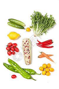 青菜黄瓜东亚创意蔬菜图片