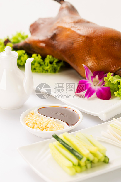 菜主菜摄影北京烤鸭图片