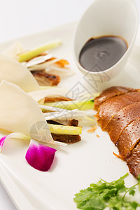 鸭肉新鲜餐饮文化健康的北京烤鸭背景