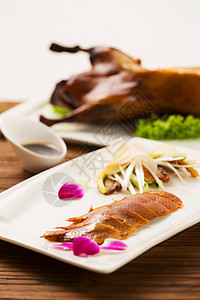 餐饮文化户内传统北京烤鸭图片