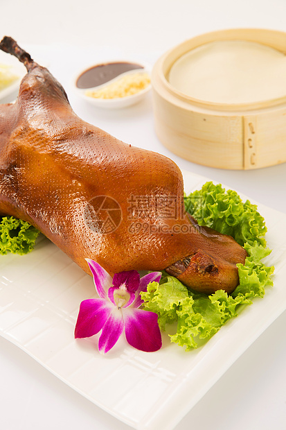 餐饮文化诱惑传统北京烤鸭图片