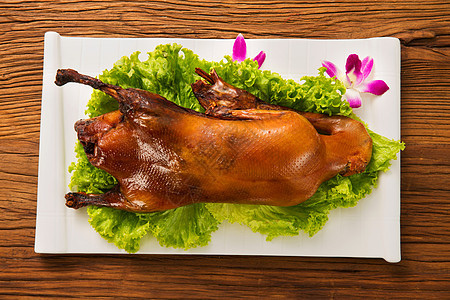 诱惑配菜摄影北京烤鸭图片