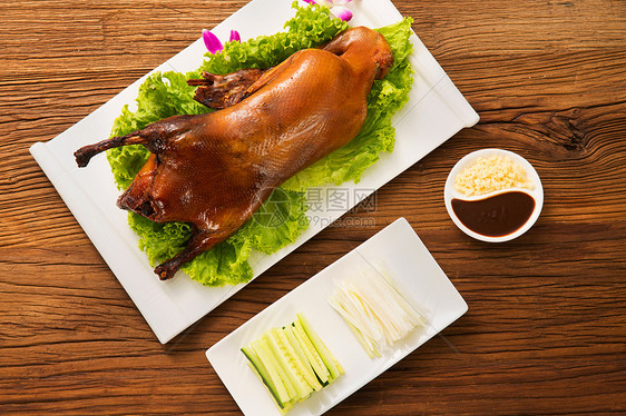 组物体丰富水平构图北京烤鸭图片