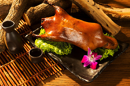 摄影食品特色北京烤鸭图片