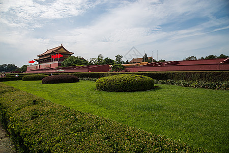 远古的绿色都市风景北京图片