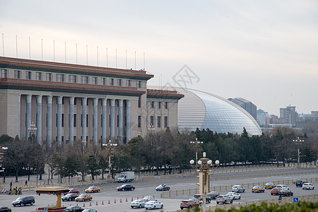 汽车旅游胜地北京人民大会堂图片