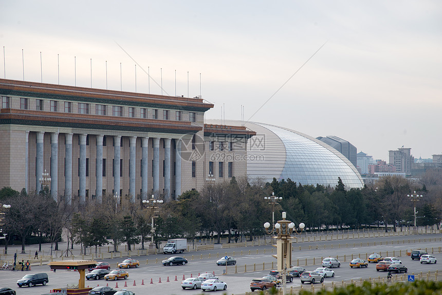 汽车旅游胜地北京人民大会堂图片