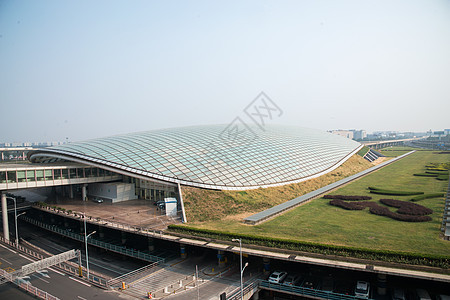 屋顶地标建筑北京机场T3航站楼图片