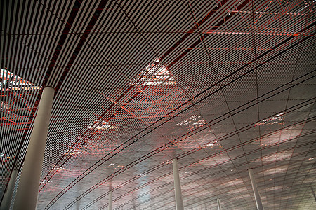 户内都市风光都市风景北京机场T3航站楼图片