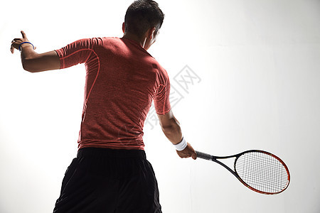 挑战运动服练习运动员打网球图片