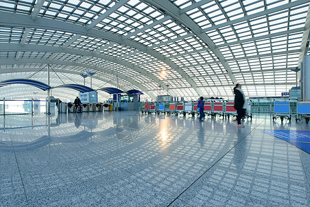 大城市公共建筑首都机场T3航站楼高清图片