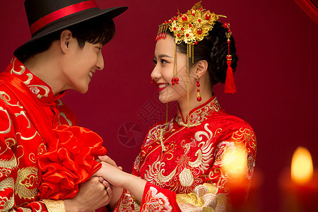 唐装中式古典婚礼图片